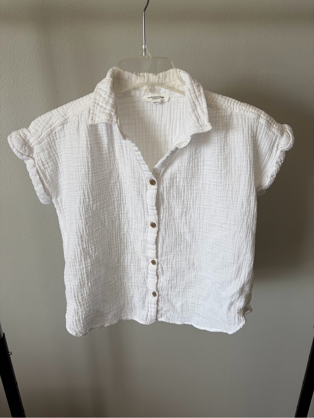 Beach Lunch Lounge Button-Up Short Sleeve Shirt